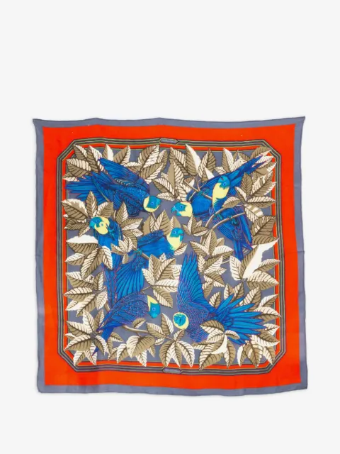 Hermès Pre-Owned pashmina Les Perroquets 1990