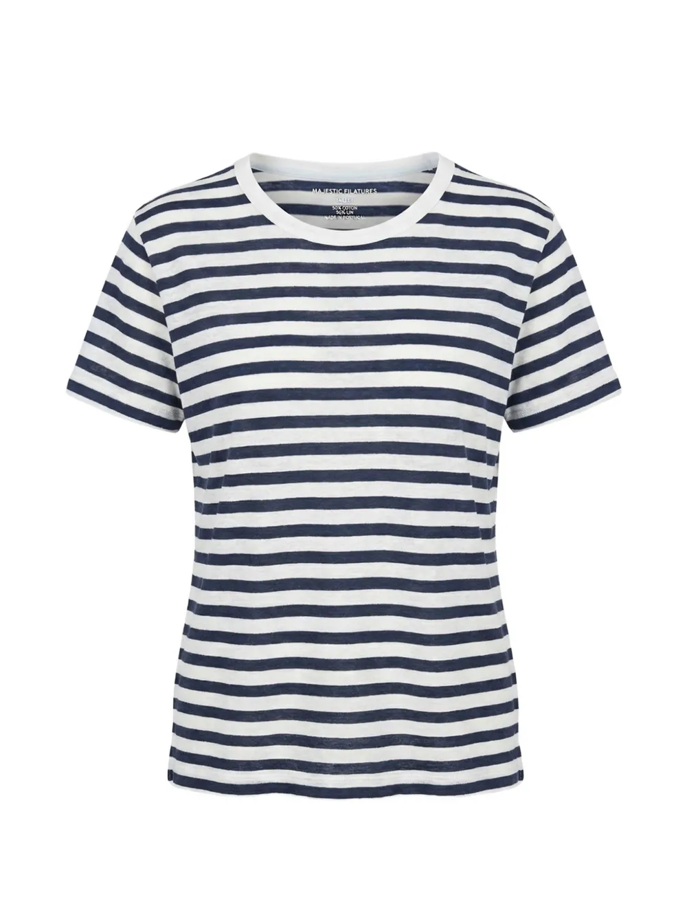 Majestic Filatures striped short-sleeve T-shirt - Blu