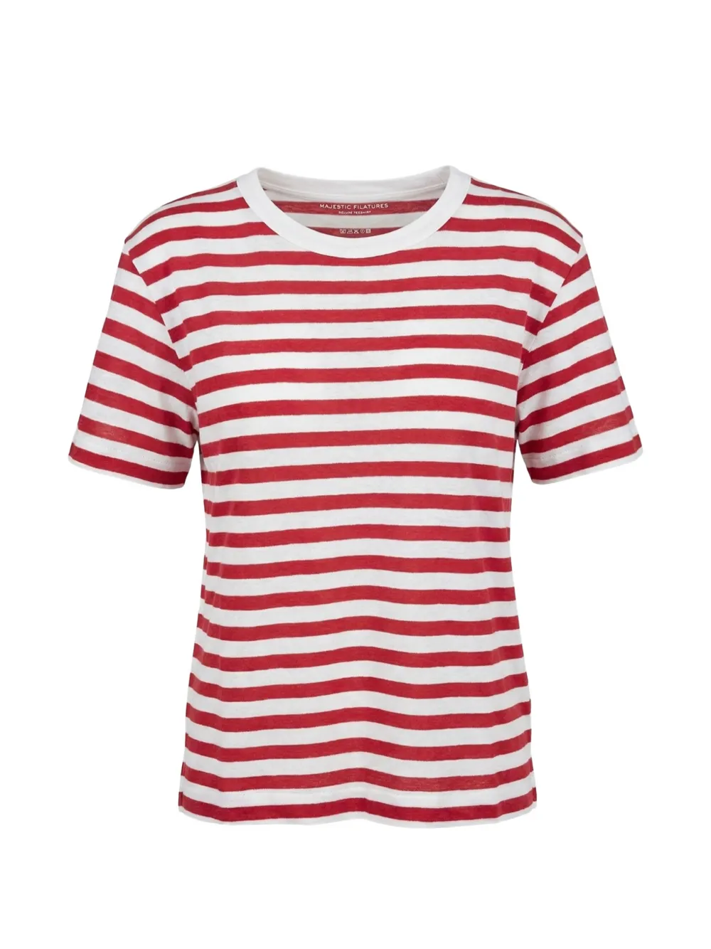 Majestic Filatures horizontal-stripe T-shirt - Rosso