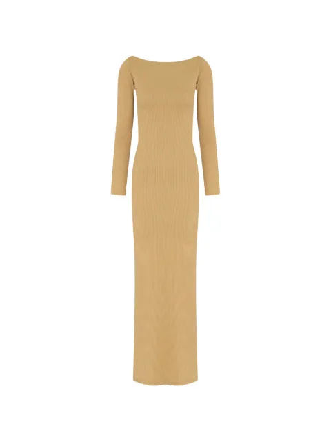 Triya long-sleeve ribbed dress