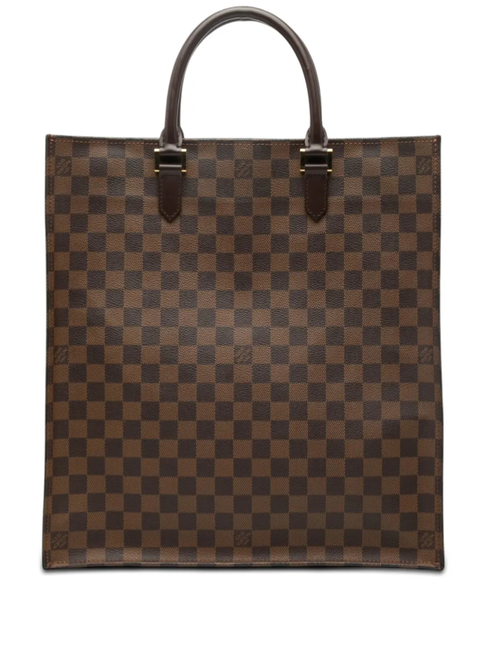Louis Vuitton Pre-Owned 2005 Damier Ebene Sac Plat tote bag - Marrone
