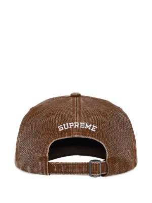 Supreme Cordura Denim logo-detail Cap | Blue | FARFETCH