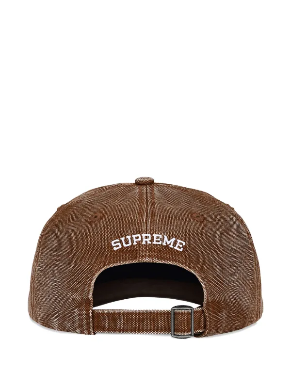 Supreme ロゴ キャップ | ブラウン | FARFETCH JP