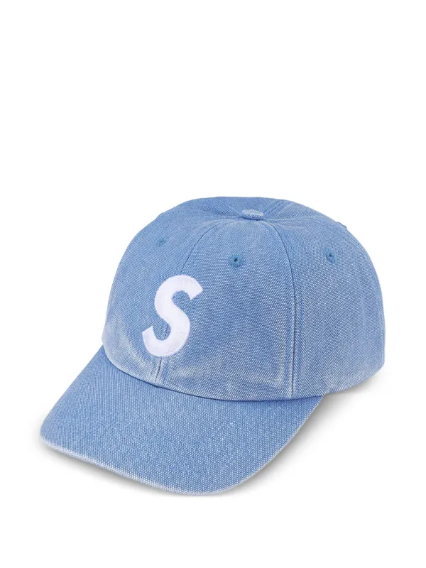 Supreme ロゴ キャップ | ブルー | FARFETCH JP