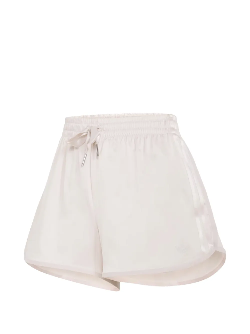 adidas elastic waistband shorts - White
