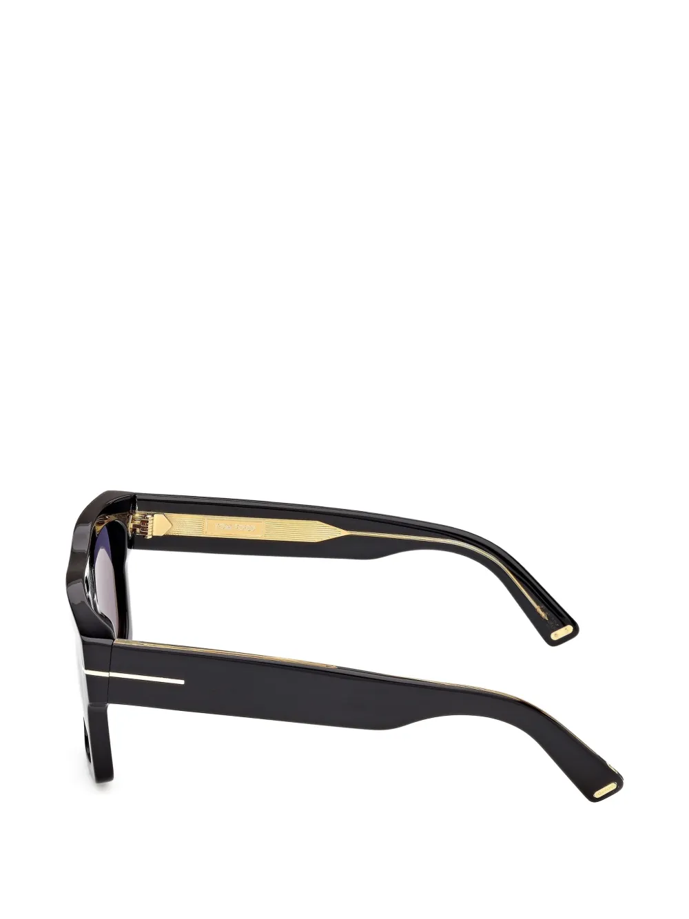 TOM FORD Eyewear Zonnebril met vierkant montuur Zwart