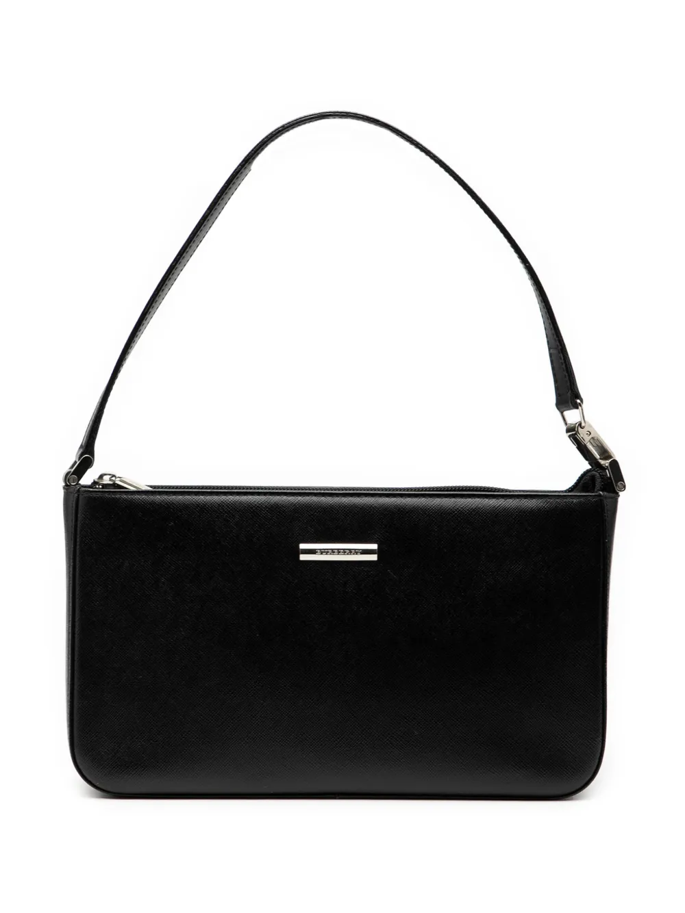 Burberry Pre-Owned 2000-2017 Schultertasche aus Leder - Schwarz