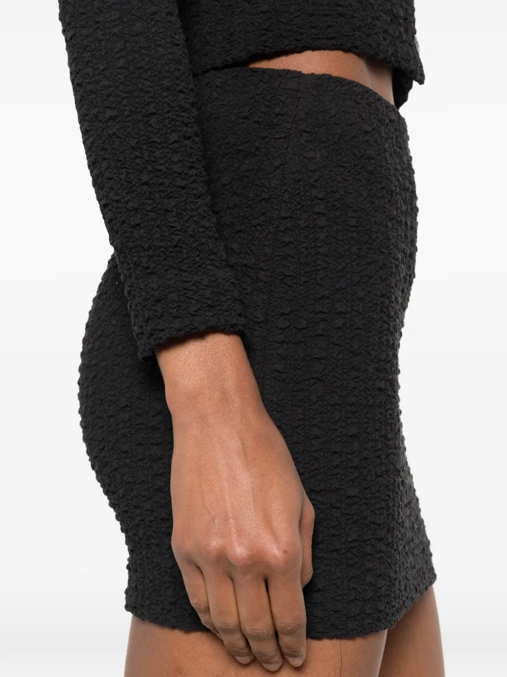 Nanushka Lyle getailleerde mini-rok Zwart
