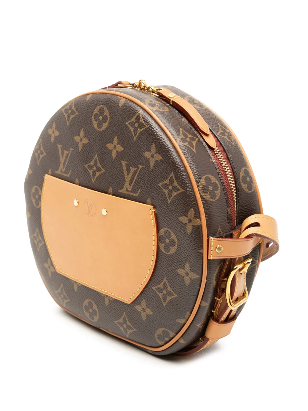 Louis Vuitton Pre-owned 2019 Monogram Boite Chapeaux Souple MM Crossbody Bag in Brown, view 3