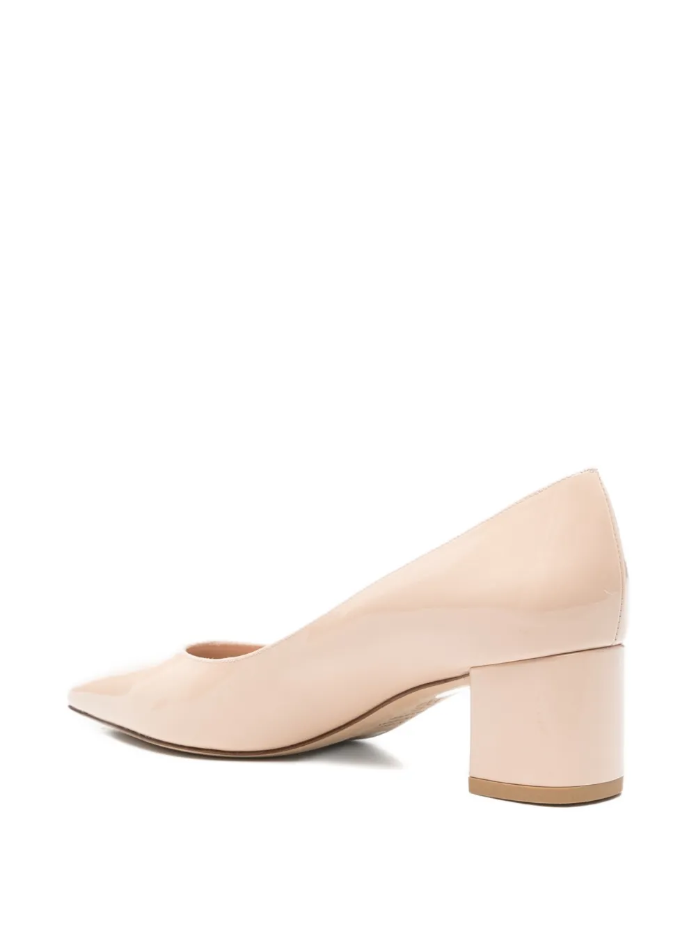 Stuart Weitzman Power block pumps Beige