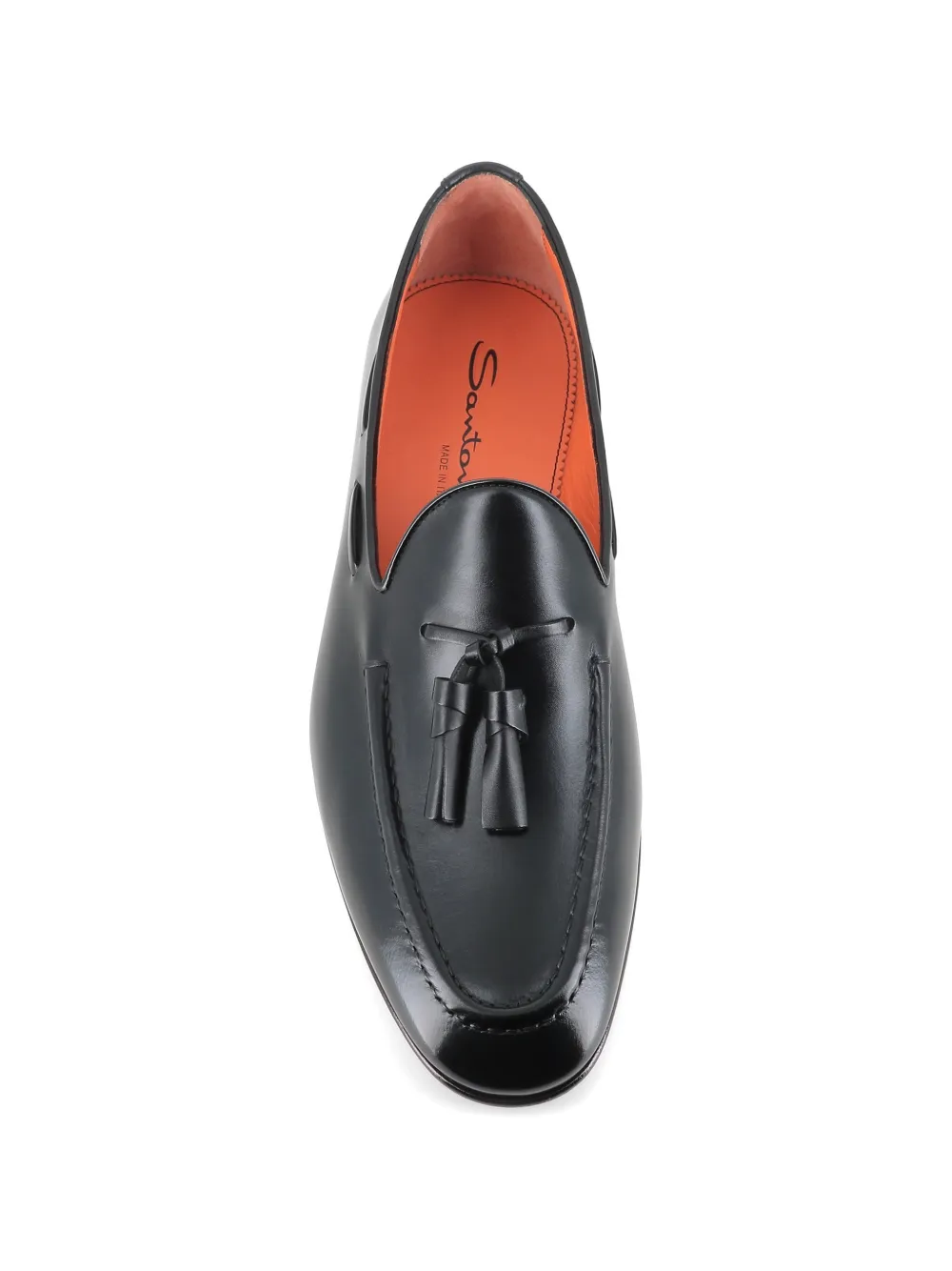 Santoni tassel loafers Zwart