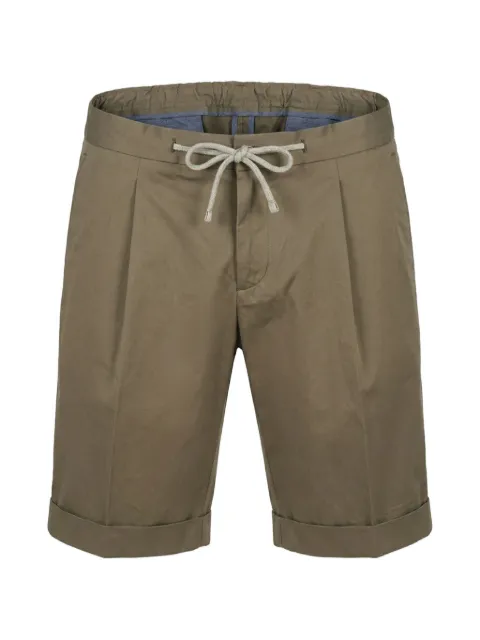Barba drawstring pleat shorts