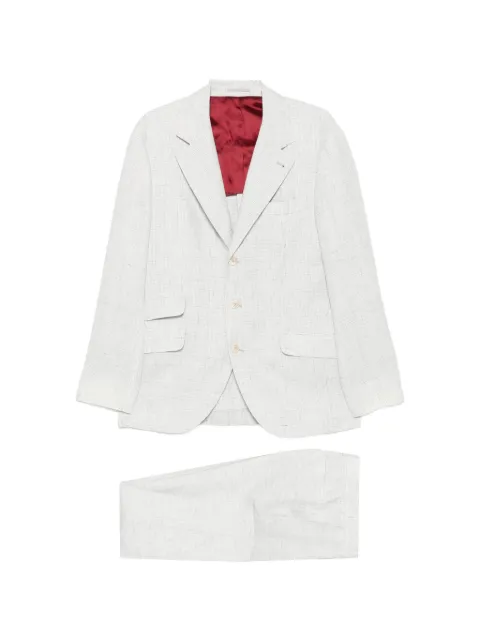 Brunello Cucinelli Prince of Wales-check suit