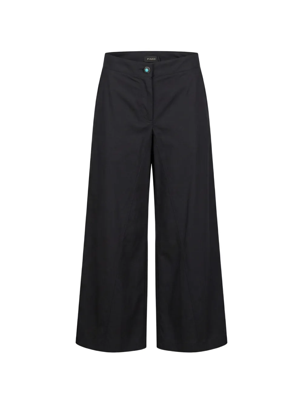 PINKO Canelli button-detail wide-leg trousers - Black