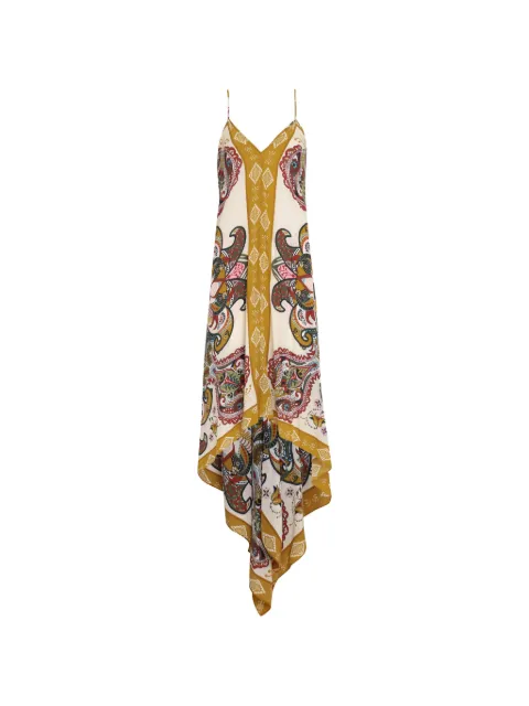 Triya  Giorgia Marlene v-neck paisley dress