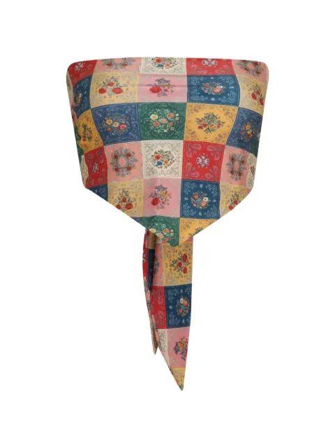 Triya Blusa Aurora com patchwork