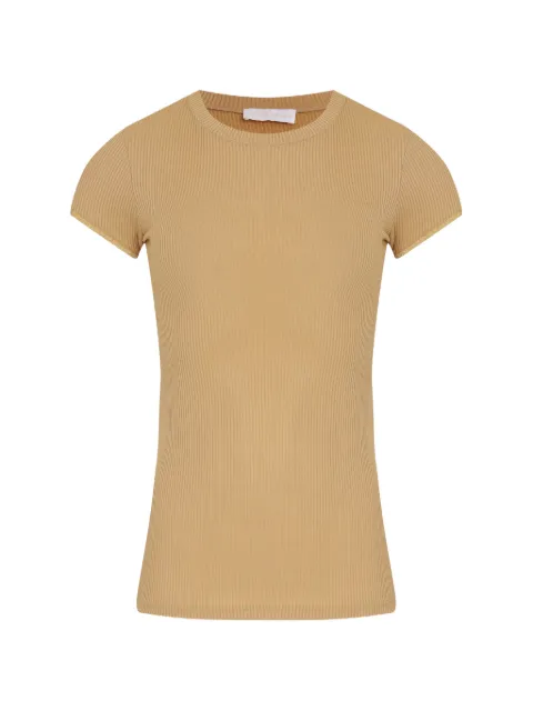 Triya Camiseta Leca com acabamento canelado