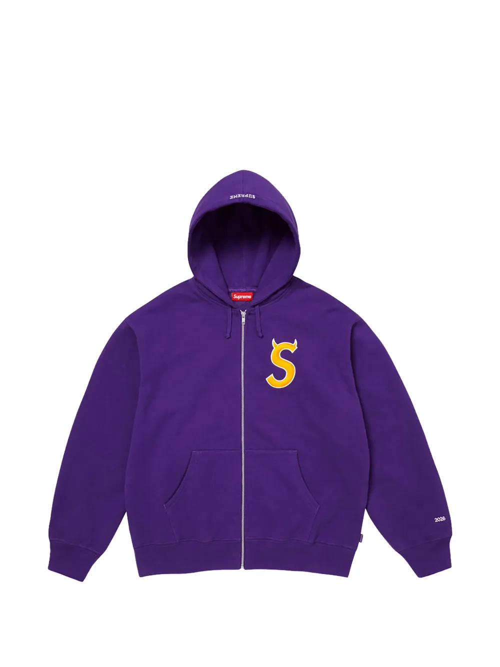 Supreme zip hoodie - Purple