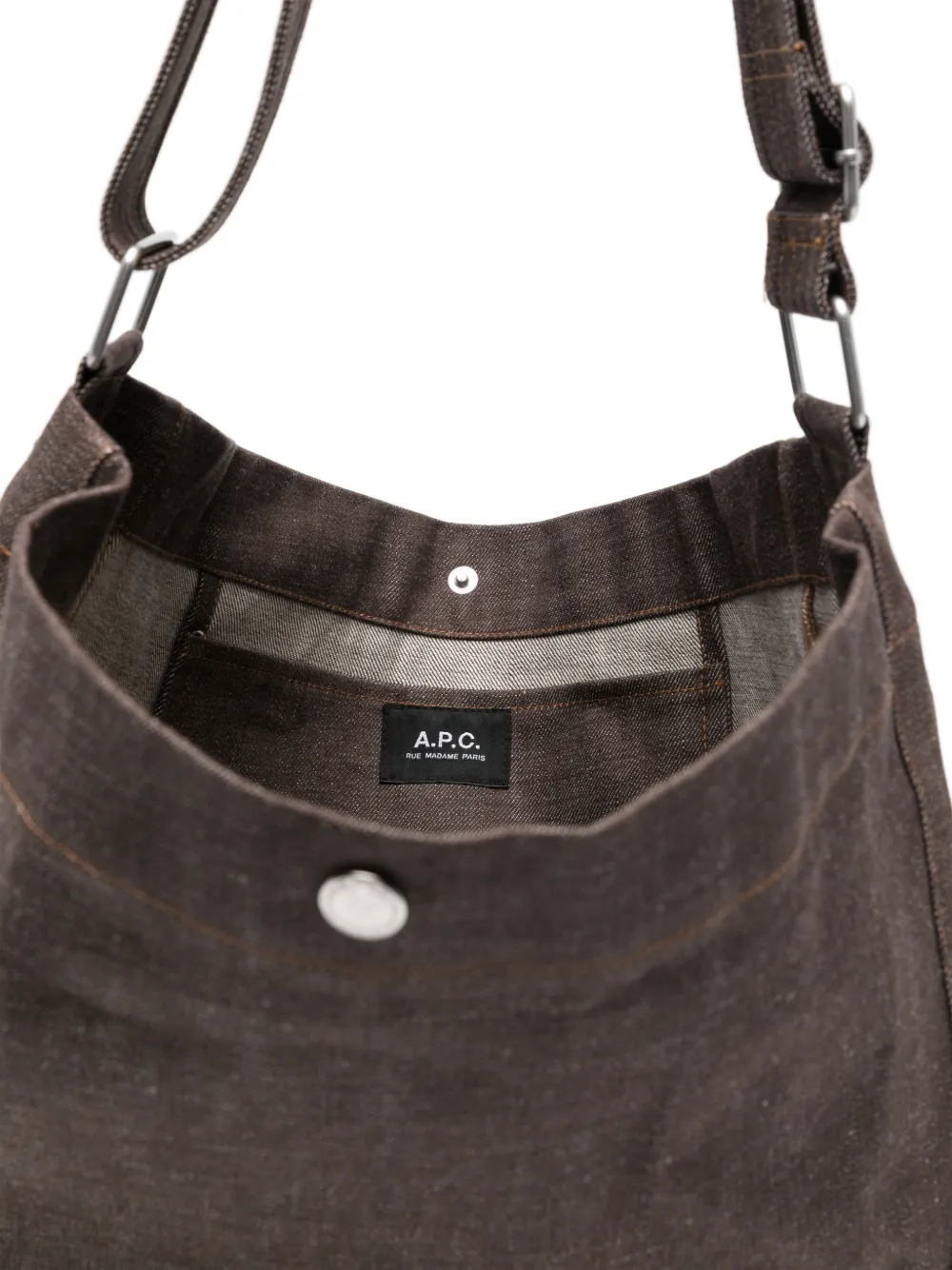 A.P.C. Besace Journal schoudertas Bruin