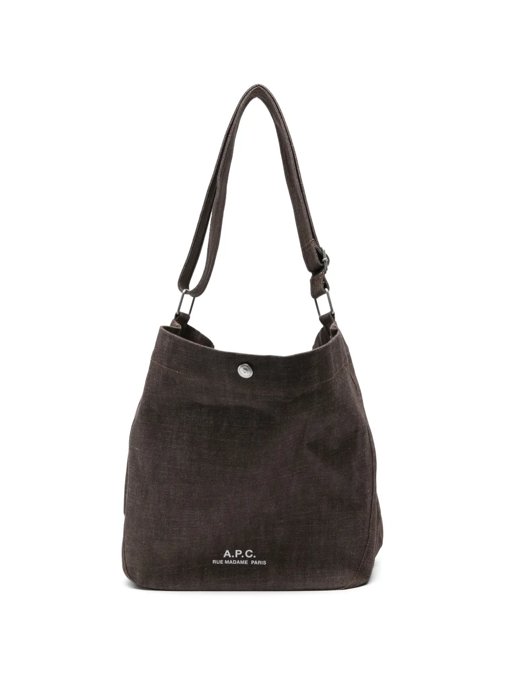 A.P.C. Besace Journal shoulder bag - Marrone