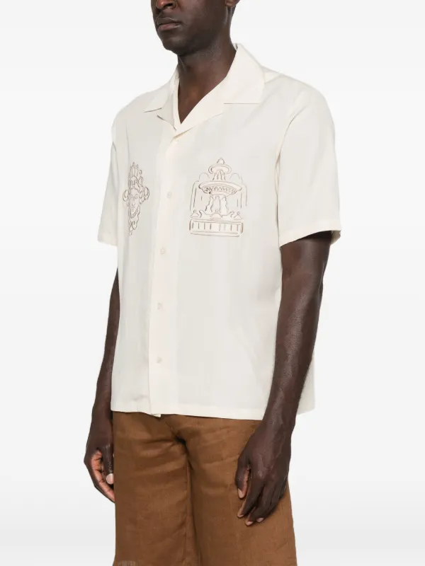 Maison Kitsuné Parisian Monuments Shirt | Neutrals | FARFETCH JO