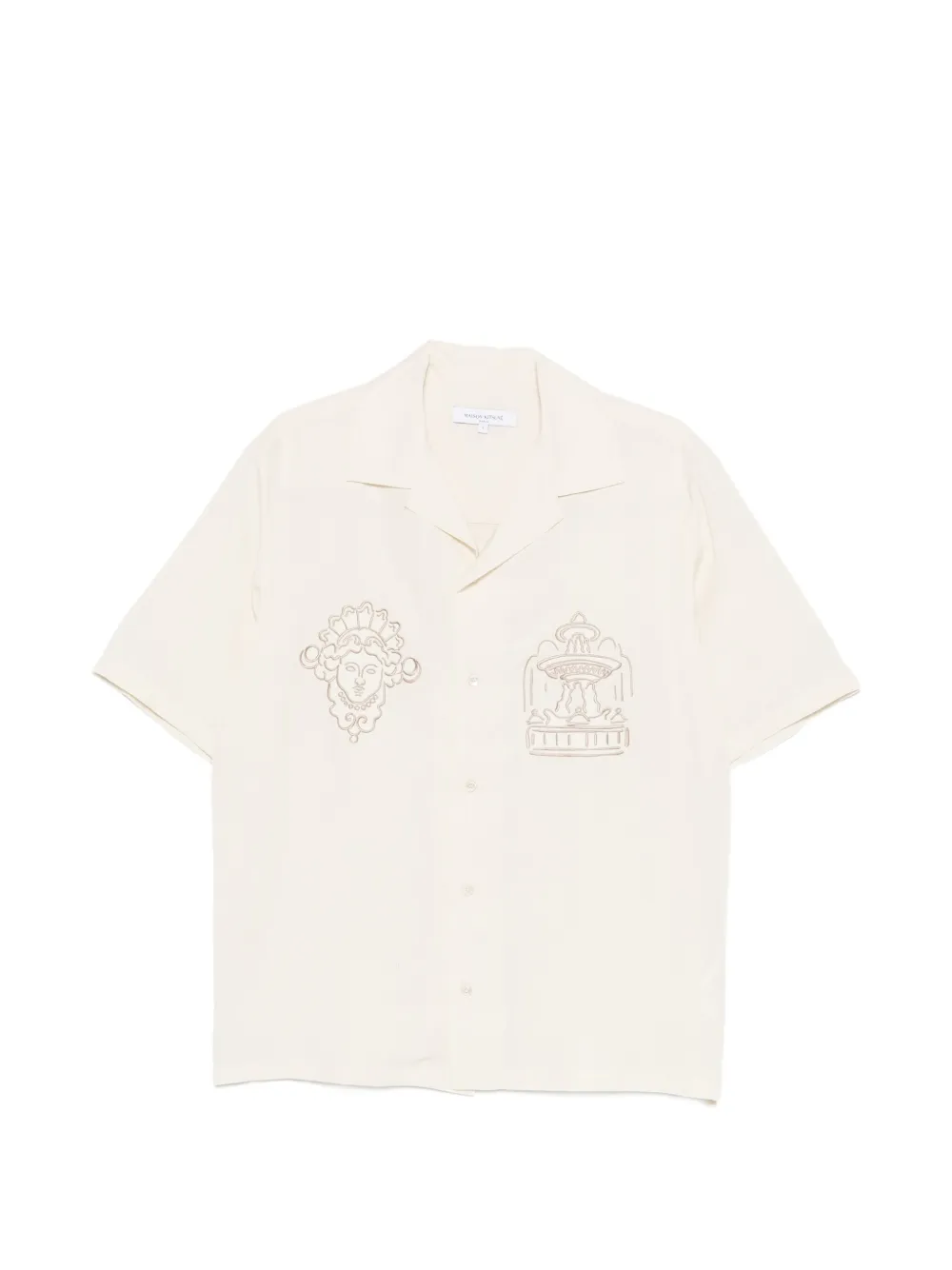 Maison Kitsuné Parisian Monuments shirt - Toni neutri
