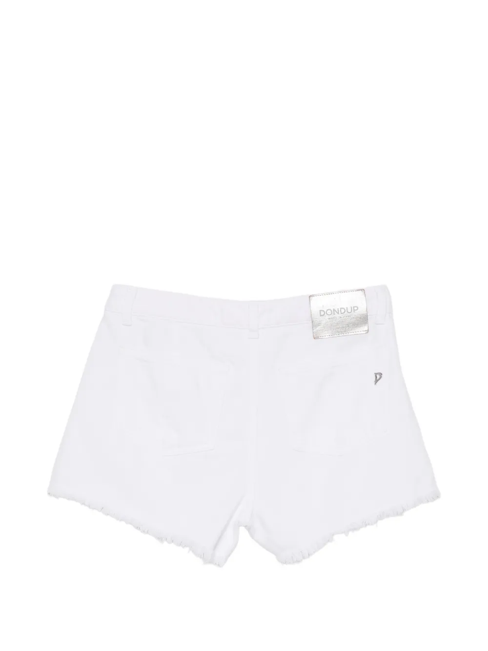  Dondup Kids Frayed Shorts - Blanco 