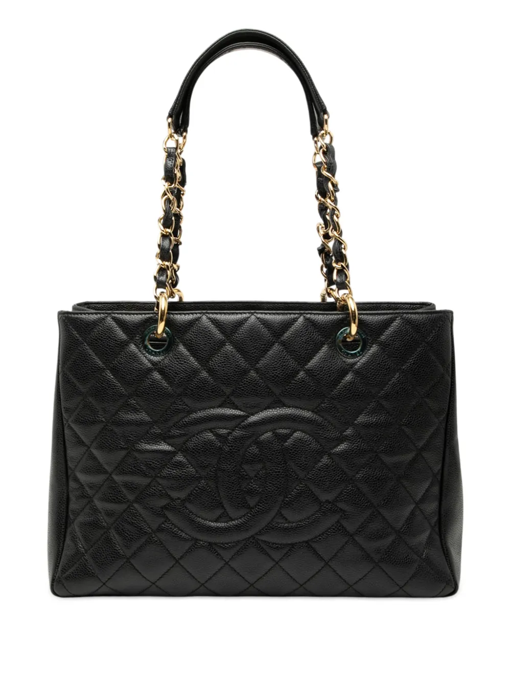 CHANEL Pre-Owned 2014 Caviar Grand Shopping tote bag - Nero