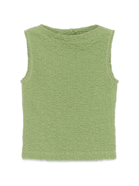 Nanushka Caile crinkled sleeveless top