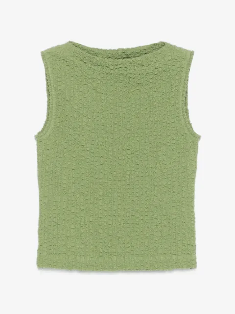 Nanushka Caile crinkled sleeveless top