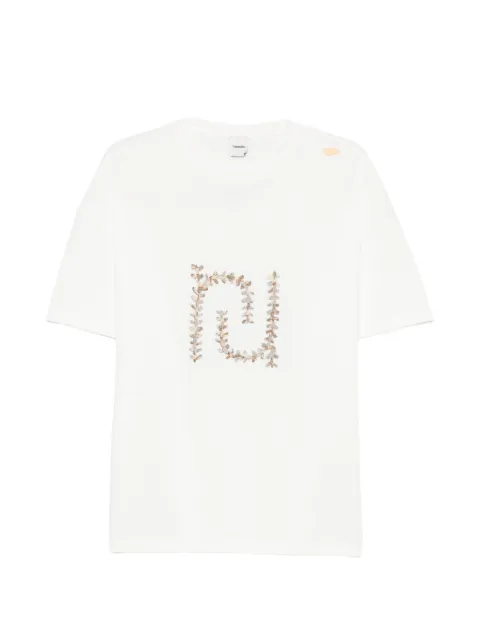 Nanushka Wren paisley-monogram oversized T-shirt