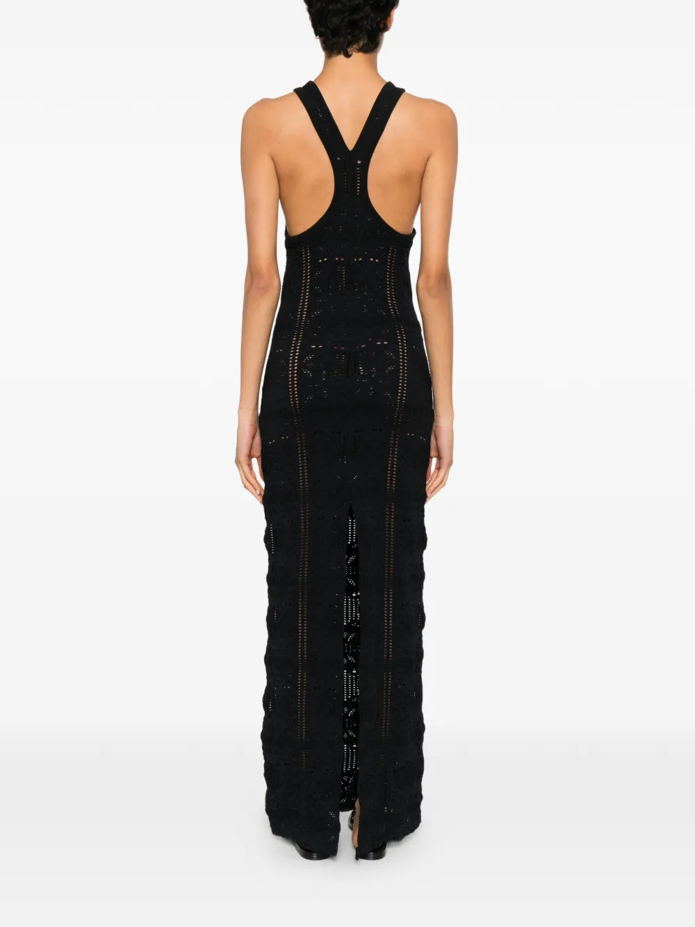 Nanushka Ainhoa maxi-jurk met racerback Zwart