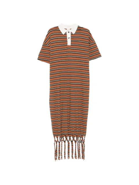 Nanushka vestido midi Farid