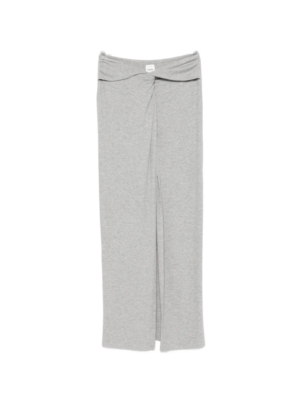 Nanushka Carlene twisted-front maxi skirt - Grigio