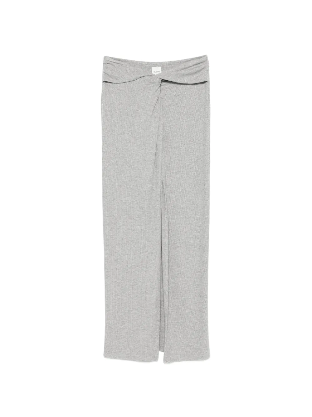 Nanushka Carlene twisted-front maxi skirt - Grigio