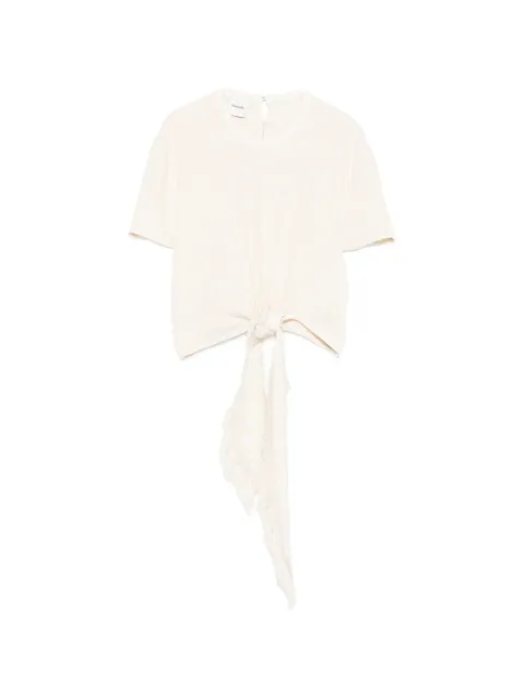 Nanushka Mariel frayed-detail top