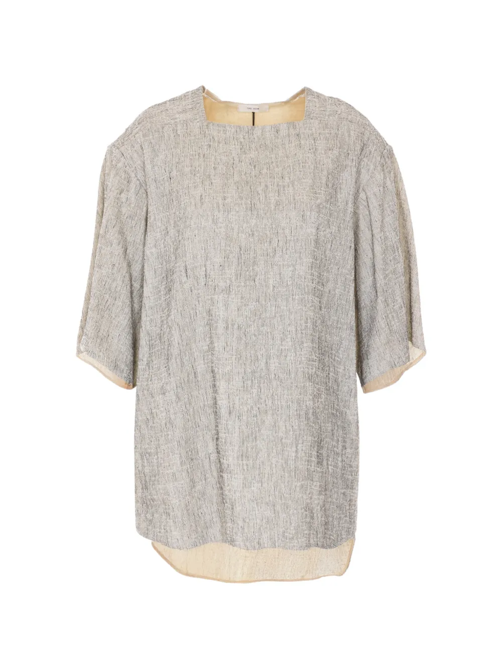 The Row square neck top - Grigio