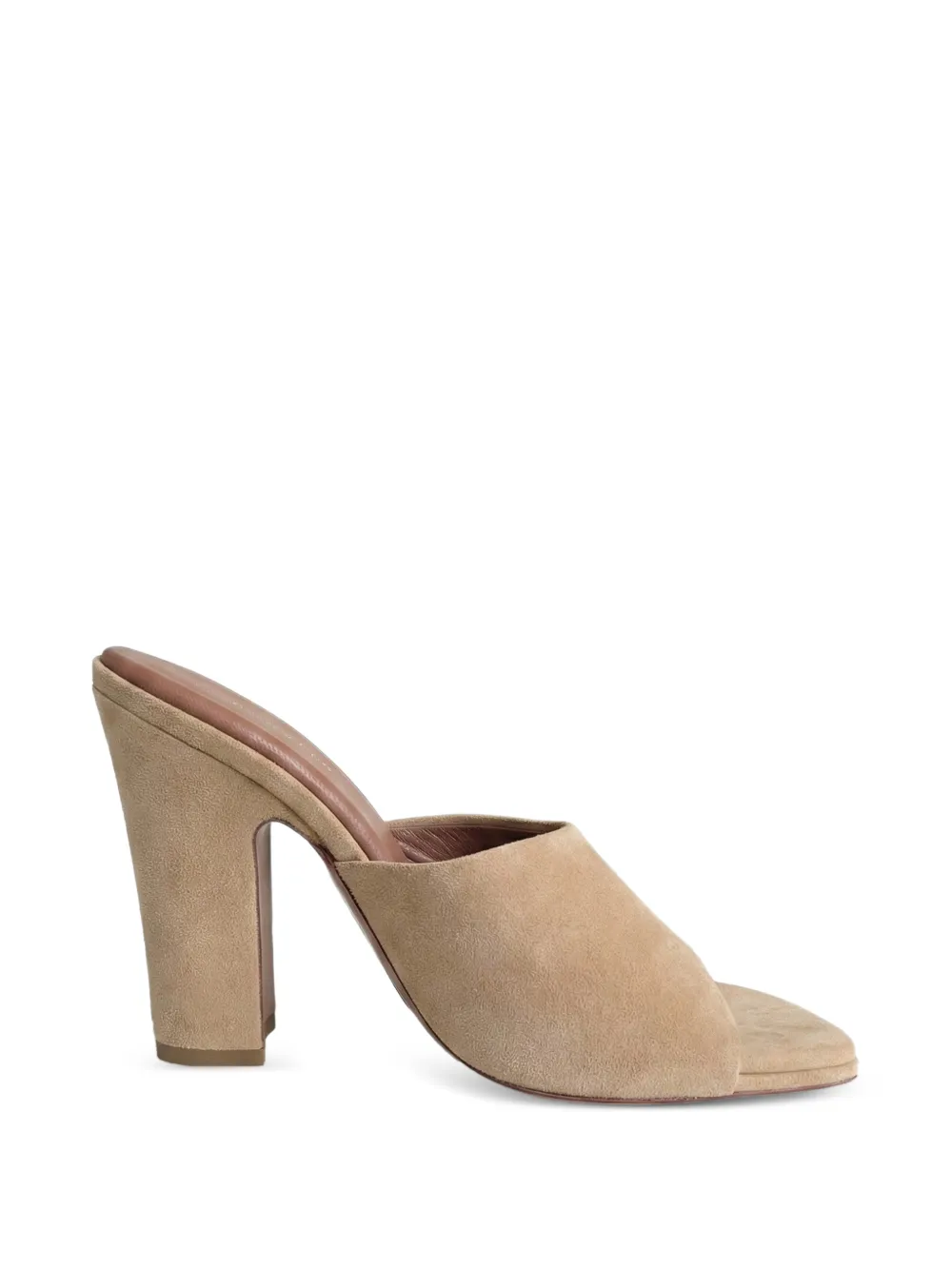 Paris Texas square-toe mules - Toni neutri