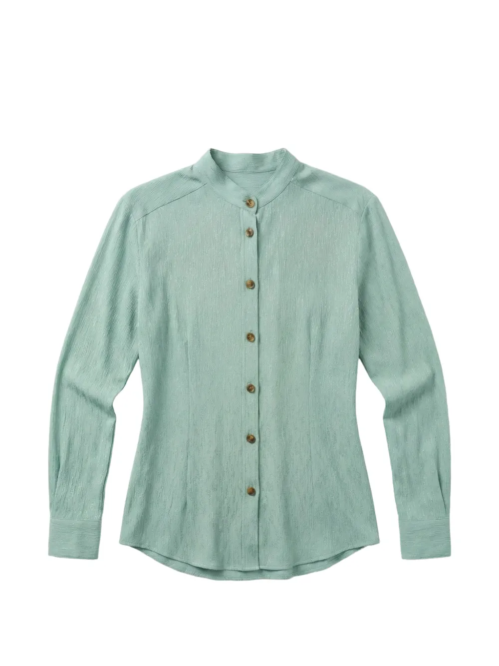 Blazé Milano stand-collar buttones shirt - Verde