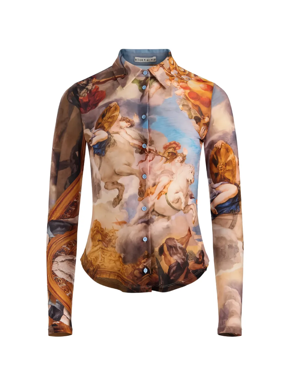 alice + olivia Jade buttoned shirt - Toni neutri