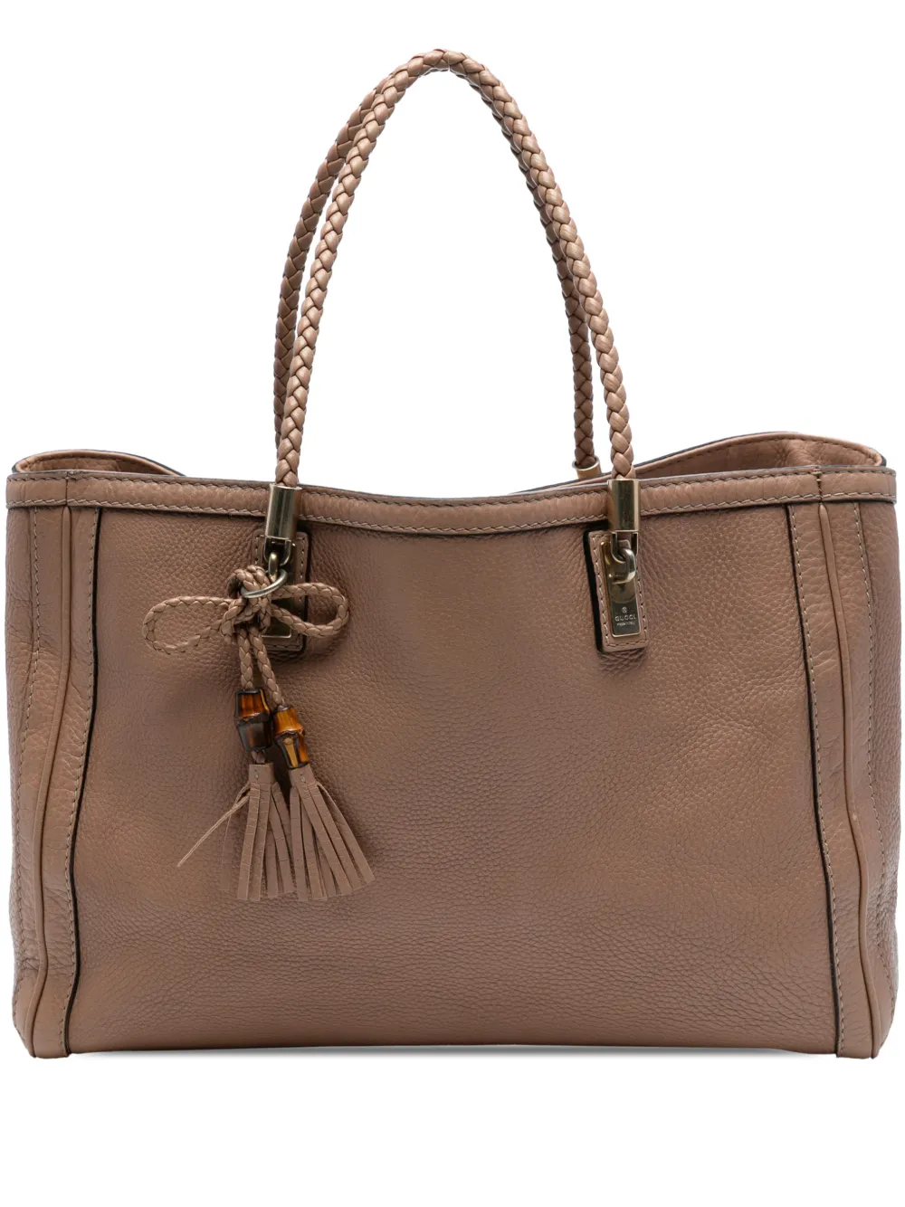 Gucci Pre-Owned 2000-2015 Large Leather Bella tote bag - Marrone