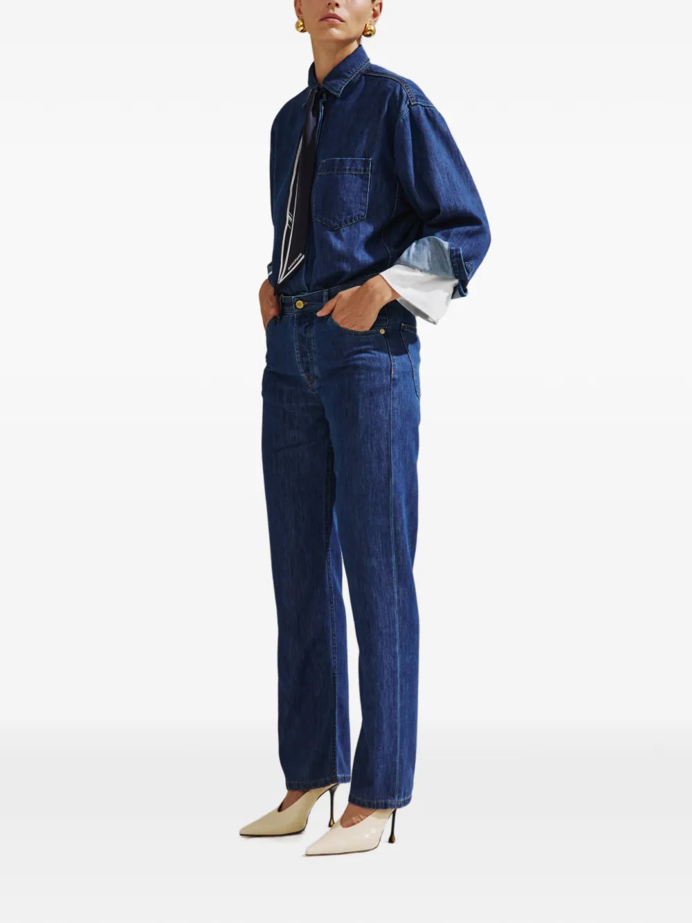 Darkpark Straight-leg Jeans In Blue