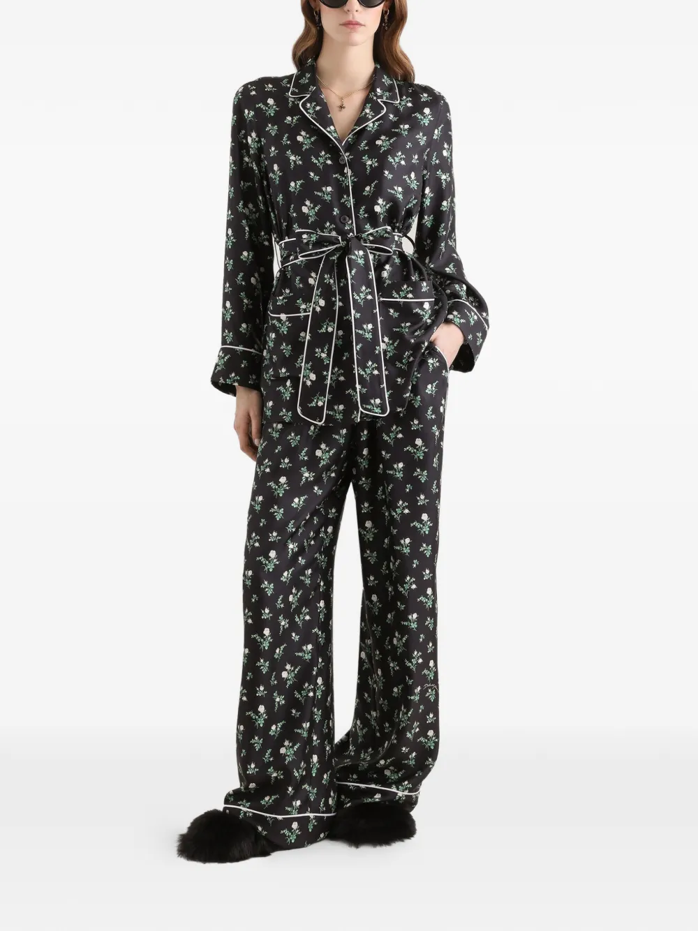 Dolce & Gabbana Palazzo broek Zwart