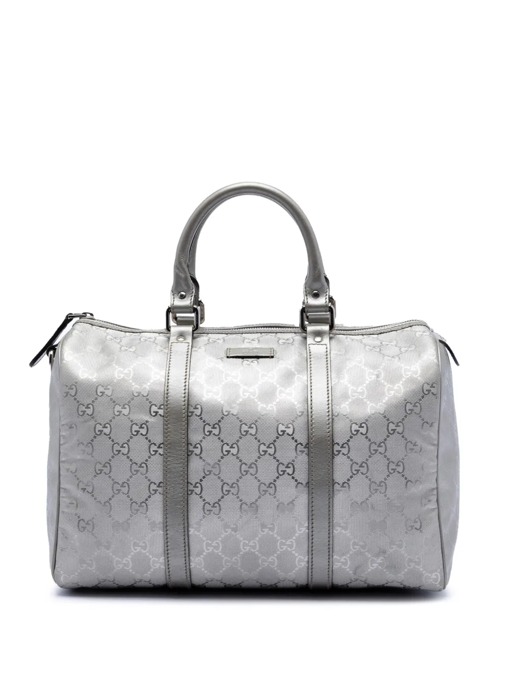 Gucci Pre-Owned 2016-2025 Medium GG Imprime Joy boston bag - Argento