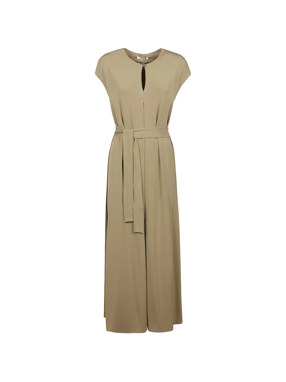 Max Mara keyhole-detail maxi dress - Neutrals