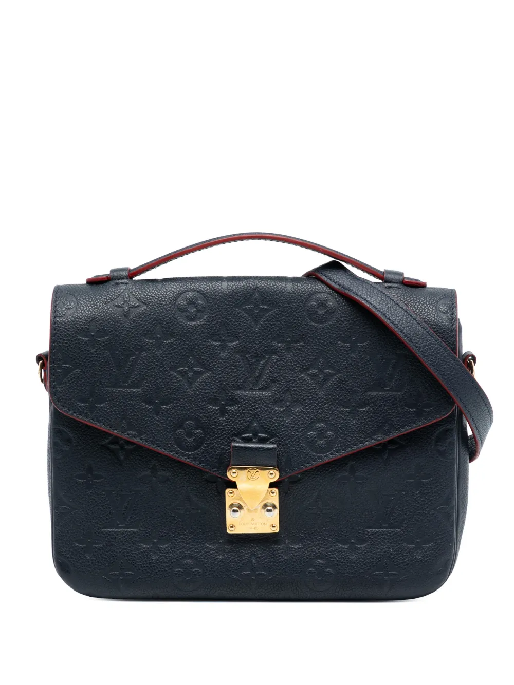 Louis Vuitton Pre-Owned 2017 Monogram Empreinte Pochette Metis satchel - Blu