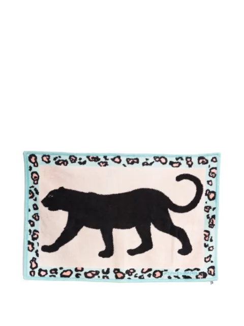 Hermès Pre-Owned 1970s Black Panther cotton beach towel