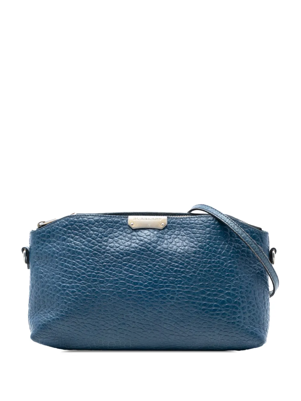 Burberry Pre-Owned 2010-2025 Chichester Umhängetasche aus gekörntem Leder - Blau