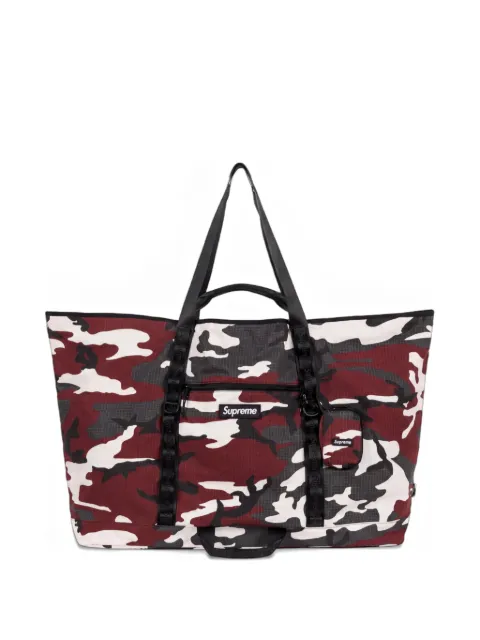 Supreme camouflage-print ripstop tote bag