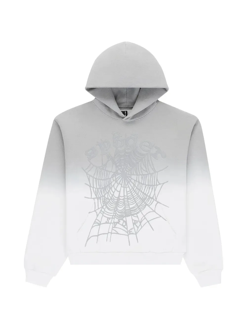 SP5DER OG Web V2 ombré hoodie - Grigio